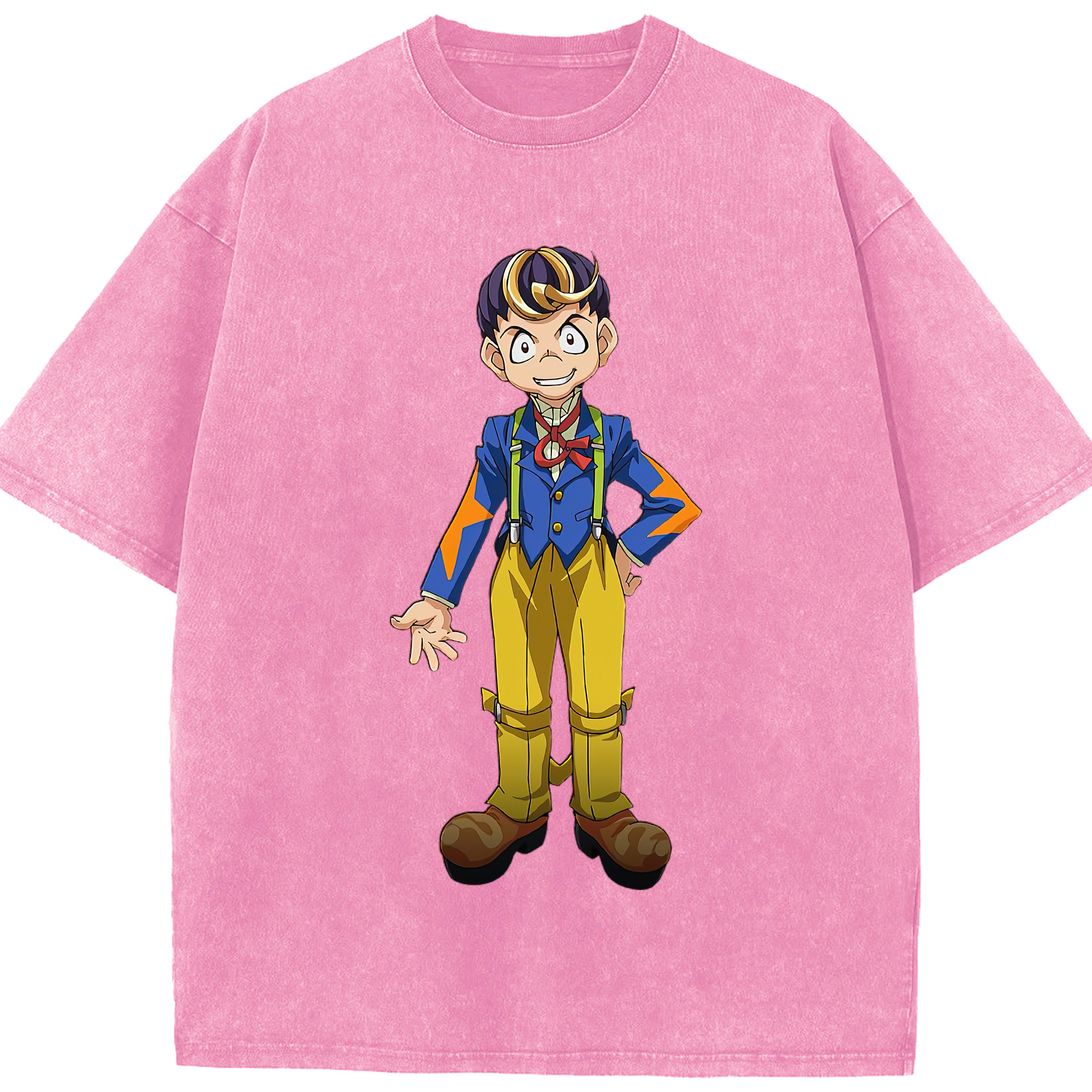 （画像用） 遊☆戯☆王 Yu-Gi-Oh! 綿100% ヴィンテージ風 半袖Tシャツ（フロントプリント）